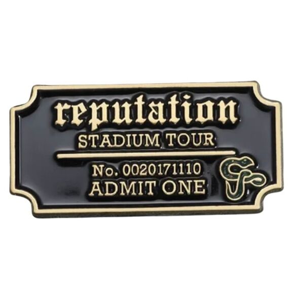 ✨2/$16 or 3/$20✨ Reputation Stadium Tour Ticket Enamel Pin Taylor Swift Rep TV - Picture 1 of 3